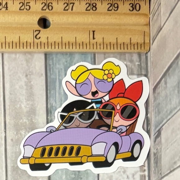 🌀10/$10🌀 90s Cartoon Reusable Waterproof Vinyl Sticker Decal - Picture 1 of 1